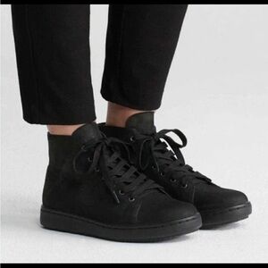 Eileen Fisher Black High-Top Sneakers